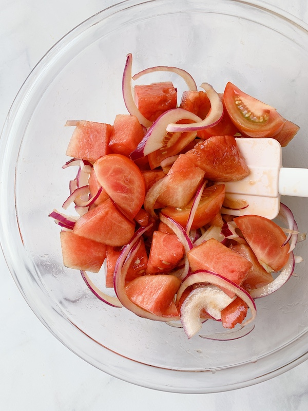 Marinated Watermelon