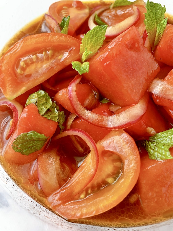 Marinated Watermelon